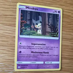 MIMIKYU 96/236 POKEMON CARD (COSMIC ECLIPSE SET) - Image 3
