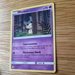 MIMIKYU 96/236 POKEMON CARD (COSMIC ECLIPSE SET) - Image 4
