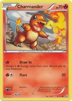 Charmander 17/113 B&W Legendary Treasures Common PERFECT MINT! Pokemon - Image 1