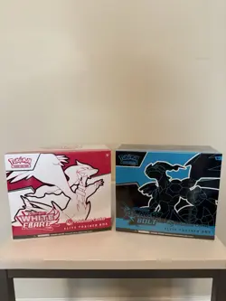 Black Bolt & White Flare Pokemon Center Elite Trainer Box ETB Set Sealed - Image 1