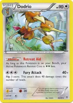 Dodrio 56/83 XY GENERATIONS 20th ANNI. 2016 RARE PERFECT MINT! Pokemon - Image 1