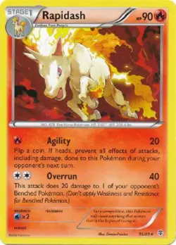 Rapidash 15/83 XY GENERATIONS 20th ANNIV.2016 RARE PERFECT MINT! Pokemon - Image 1