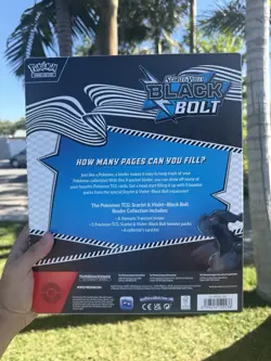 Pokemon TCG Black Bolt Binder Collection Box - Factory Sealed - Image 3