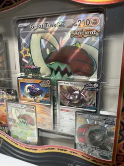 Pokemon Great Tusk Iron Threads Ex Premium Collection In Hand & Ready To Ship - Image 4