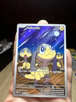 Pokemon TCG Helioptile Mega Evolution #143/132 Illustration Rare Mint - Image 1