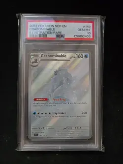 CRABOMINABLE 149 PSA 10 2024 POKEMON STELLAR CROWN ILLUSTRATION RARE ENGLISH - Image 1
