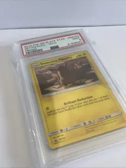 2019 Pokemon Detective Pikachu Promo Pikachu Holo Black Star Promo #SM194 PSA 9 - Image 3