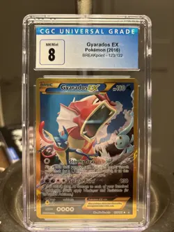 Pokemon TCG Gyarados EX 123/122 XY Breakpoint 2016 Secret Holo Rare Card - Image 1