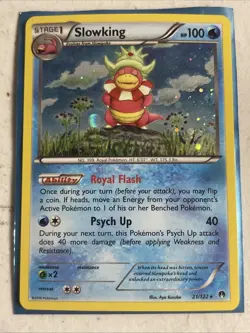 Slowking 21/122 Breakpoint Cosmos Holo Rare Pokemon Card - Image 1