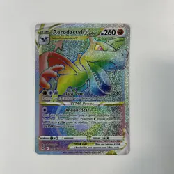 Aerodactyl VSTAR 199/196 Lost Origin Rainbow Secret Rare Pokemon TCG Card - Image 1