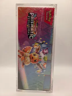 Pokemon SV8.5 Prismatic Evolutions sealed Booster Bundle Display W/Acrylic AD21 - Image 3