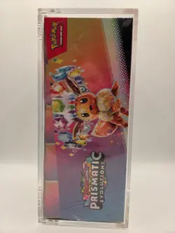 Pokemon SV8.5 Prismatic Evolutions sealed Booster Bundle Display W/Acrylic AD21 - Image 5