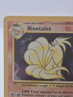 Pokemon TCG Ninetales Base Set Holo Rare Card 12/102 Unlimited - Image 4