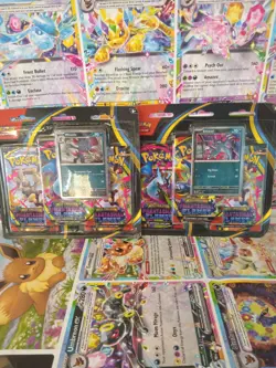 Pokemon TCG: Phantasmal Flames 3 pack Blister. Sneasel & Weaville PROMO - Image 1