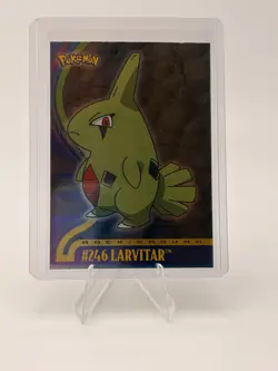 Mint pokemon topps johto league champions #246 Larvitar - Blue Logo Rare - 2001 - Image 1