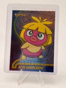 Smoochum Topps Johto League Champions 238 Silver Holo Foil Pokemon Card - Image 1