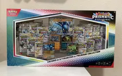 PRISMATIC EVOLUTIONS Lucario EX & Tyranitar EX Pokemon Collection Box Sam’s Club - Image 1