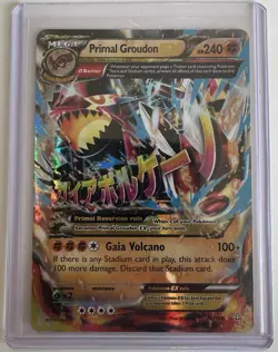 Pokemon Primal Groudon EX 86/160 - Primal Clash 2015 - Ultra Rare Holo NM - Image 1