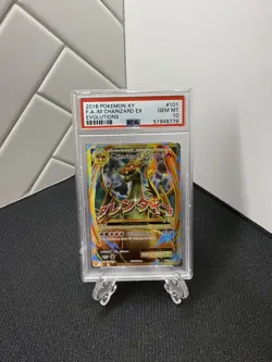 Pokemon XY Evolutions 2016 Full Art M Mega Charizard EX 101/108 PSA 10 Gem Mint - Image 1