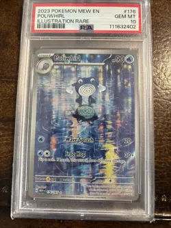 PSA 10 GEM MINT Poliwhirl 176/165 Scarlet & Violet 151 Pokemon Graded Card - Image 1