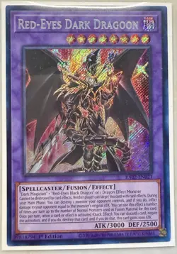 Yugioh Red-Eyes Dark Dragoon RA02-EN021 Secret Rare 1st Ed NM - Image 1