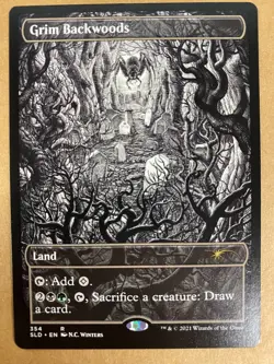 MTG 1x Grim Backwoods # 354 Secret Lair Drop Magic the Gathering Card x1 NM - Image 1