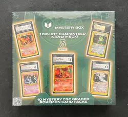 Omega Mystery Box Delta Series - 10 Pokemon CGC Graded Cards - Sealed Box - Image 1