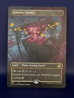 Indatha Triome (Showcase) Ikoria: Lair of Behemoths Magic The Gathering MTG Card - Image 1