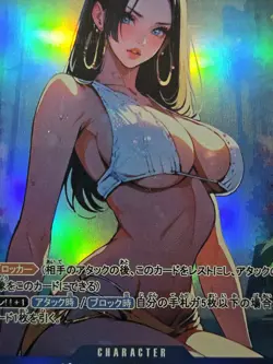 BOA HANCOCK One Piece Waifu Goddess Card CUSTOM MADE - Image 2