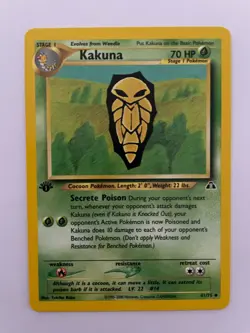 Pokemon Card - Neo Discovery 41/75 - KAKUNA (uncommon) **1st Edition** - NM - Image 1