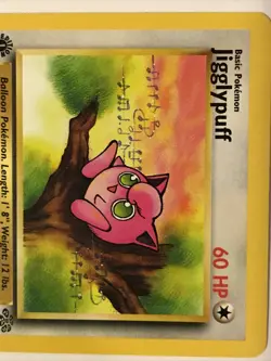 Jigglypuff 54/64 1st Edition NM Near Mint Jungle Set Non-Holo Pokemon Card - Image 2