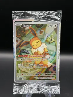 SEALED Eevee 173 Prismatic Evolutions SVP Black Star Promo Pokemon Card - Image 1