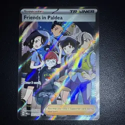Friends in Paldea 137/131 Full Art Trainer Prismatic Evolutions Pokemon Card NM - Image 1
