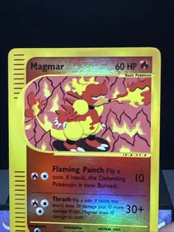 Pokemon Card Magmar 86/165 Expedition Base Set Reverse Holo WOTC Light Play - Image 2