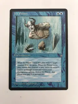 Icy Prison MTG Magic the Gathering Card LP Lightly Played Ice Age - Image 1
