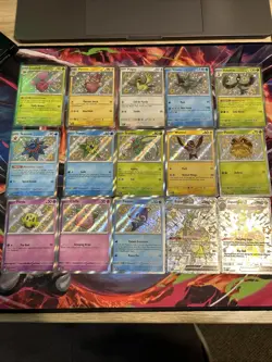 Pokemon TCG 17 Card Lot Paldean Fates Baby Shiny/Full Art Shiny - Dawn Trainer - Image 1