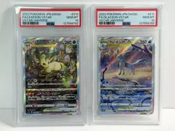 PSA 10 Leafeon 210/172 Glaceon 217/172 SAR VSTAR Universe Pokemon Card Japanese - Image 1