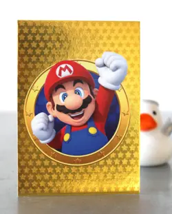 Super Mario card TCG - 145 - Mario - Golden Card - Near Mint / Ex+ - Image 3