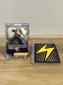 Cynthia's Ambition 169/172 Brilliant Stars Full Art Trainer Pokemon Card 2022 NM - Image 1