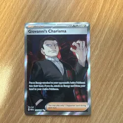 Giovanni's Charisma 197/165 Trainer Pokemon Card - Image 1