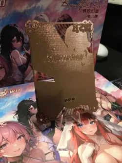 Goddess Story Metal Card Serialized Anime Waifu Fairy Tail - Image 3