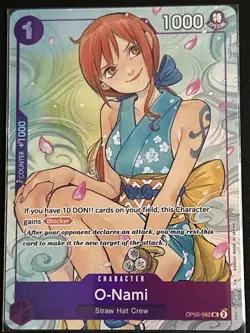 O-Nami (Illustration Box Vol.1) OP05-062 One Piece Promotion Cards Foil - Image 1
