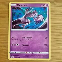 MEWTWO 056/172 POKEMON CARD (BRILLIANT STARS SET) - Image 2
