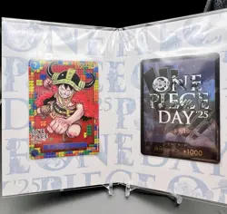 One Piece Day 25 Promo [SEALED] Luffy + One Piece Day 25 Card Japanese - Image 1