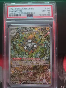 Magneton 159 Sv: Scarlet & Violet Promo Cards Holo PSA 10 - Image 1
