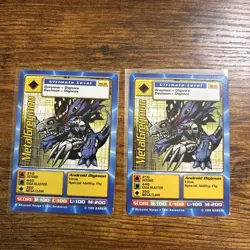 Bandai TCG MetalGreymon Digimon Bo-01 Card 1999 Edition - Image 1