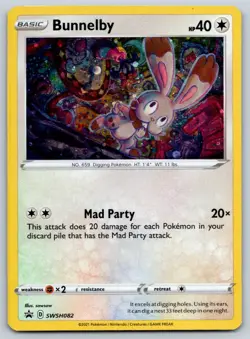 Bunnelby - Promo SWSH: Sword & Shield Promo Cards SWSH082 NM - Image 1