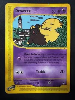Drowzee Aquapolis Regular Card 74a/147 2003 Pokemon TCG HP- - Image 1