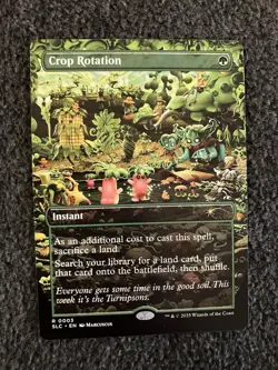 Magic The Gathering MTG - Crop Rotation - Secret Lair Countdown Kit - Image 1