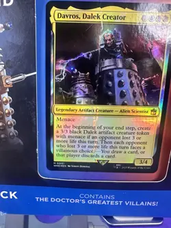 Magic The Gathering Universes Beyond Doctor Who Commander Deck Masters of Evil - Image 2